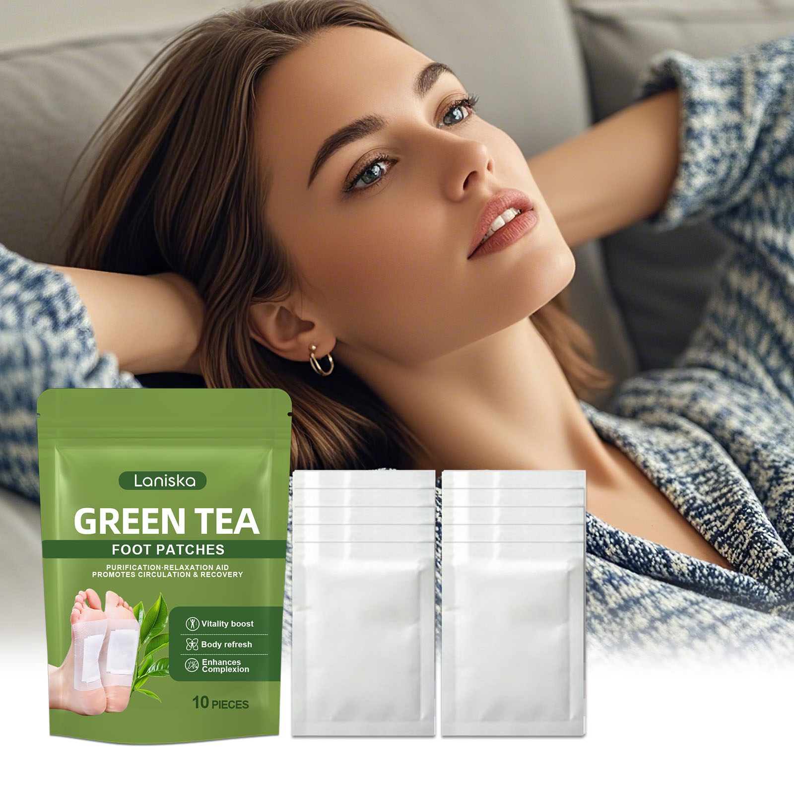 Detox Foot Patch - Doğal Detoks Ayak Bandı Stres Giderici