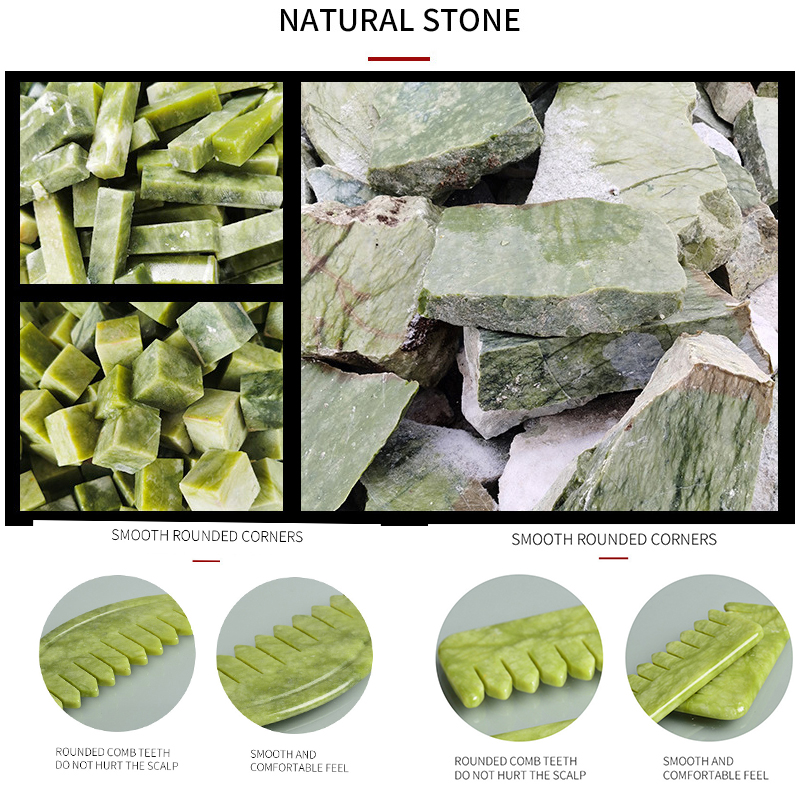 Doğal Yeşil Xiuyu Gua Sha Kuru - Jade Gua Sha Tool incelemesi ve fiyatı
