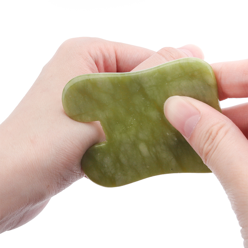 Doğal Yeşil Xiuyu Gua Sha Kuru - Jade Gua Sha Tool incelemesi ve fiyatı