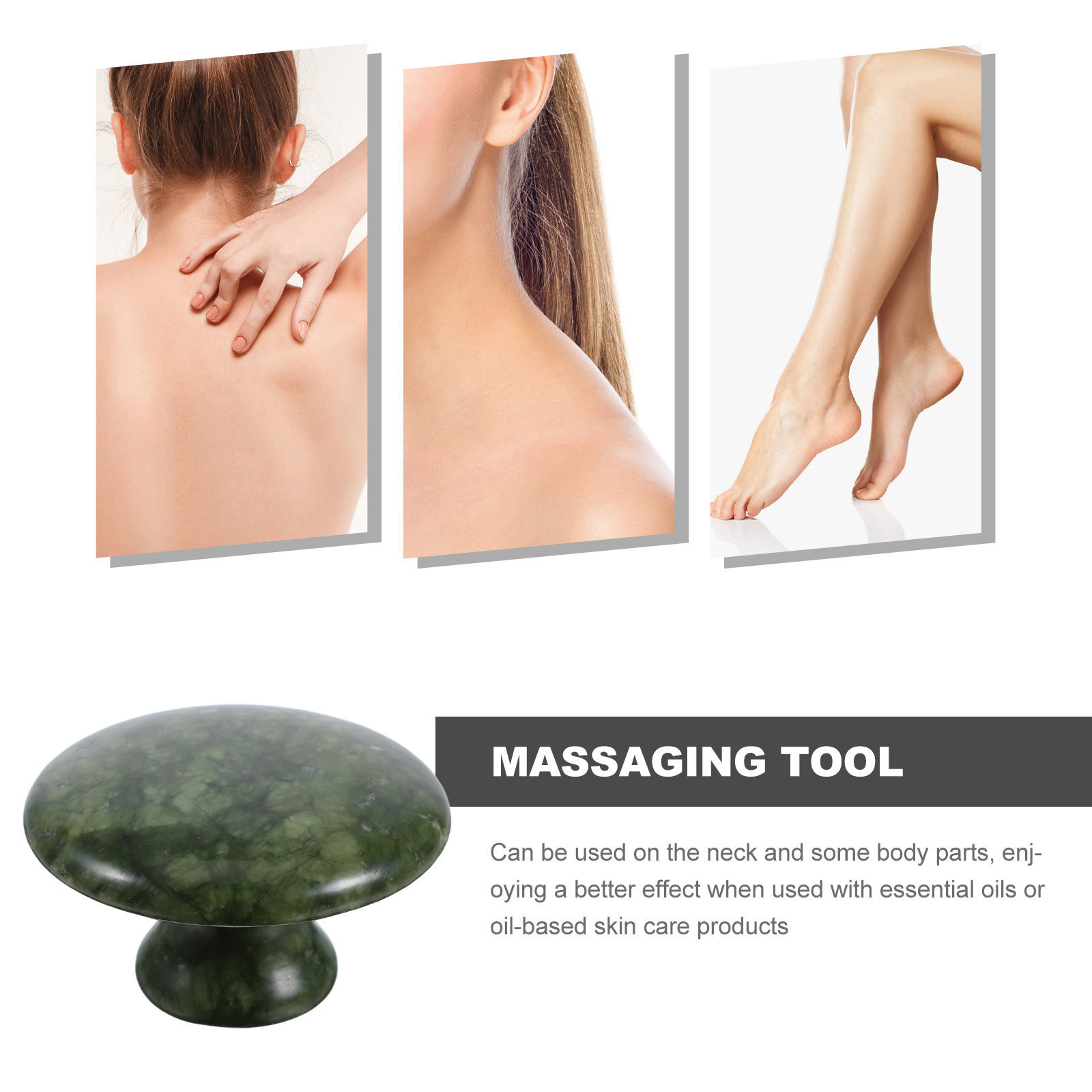 Mantar Şekilli Yeşim Masaj Taş - Jade Gua Sha Tool incelemesi ve fiyatı