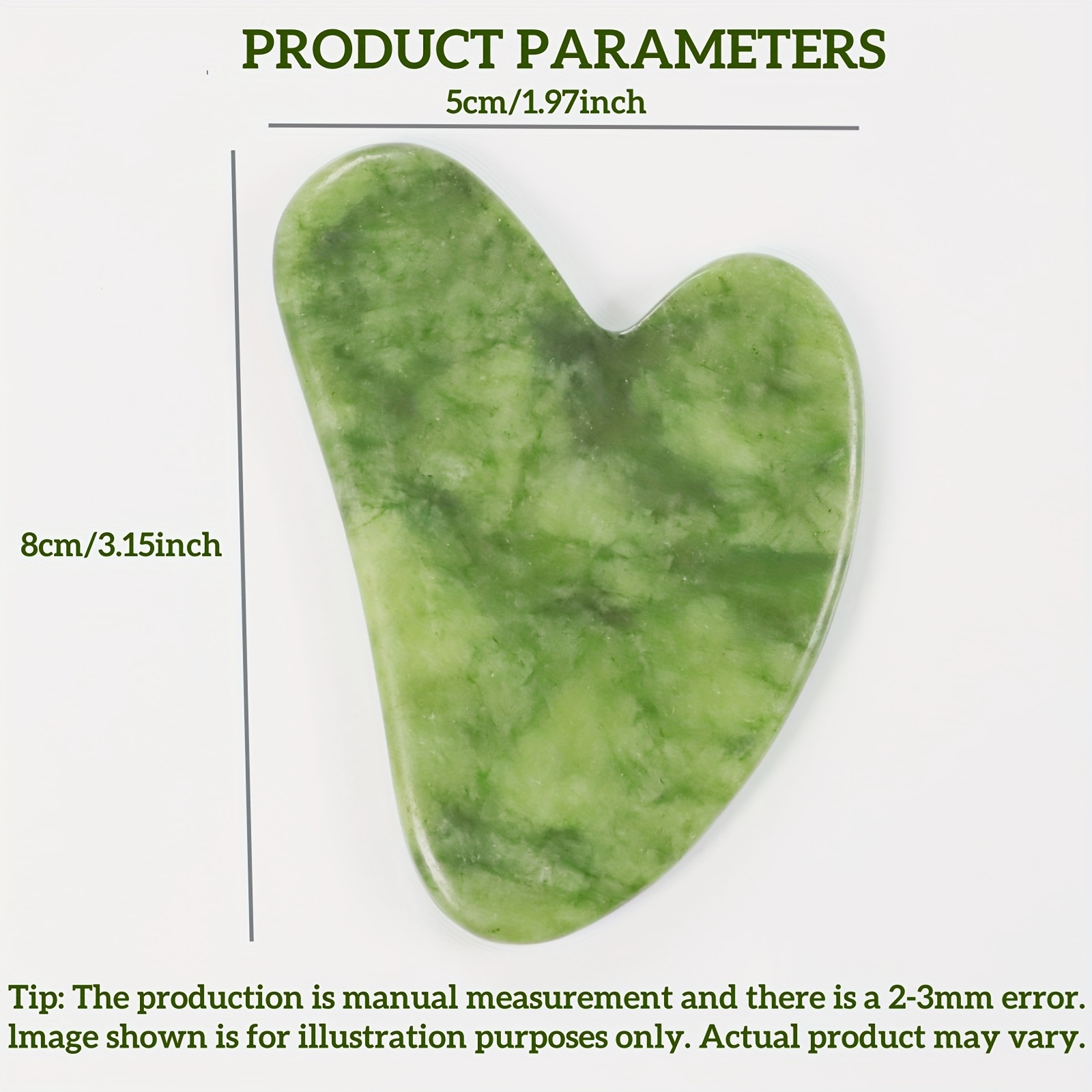 Yüz Gua Sha Aracı Yeşim Guasha - Jade Gua Sha Tool incelemesi ve fiyatı