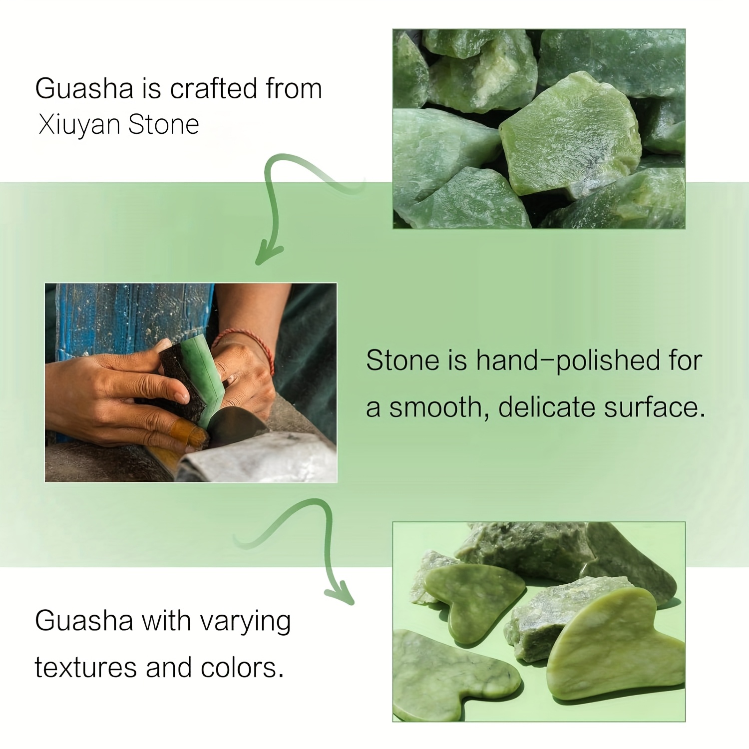 Yüz Gua Sha Aracı Yeşim Guasha - Jade Gua Sha Tool incelemesi ve fiyatı