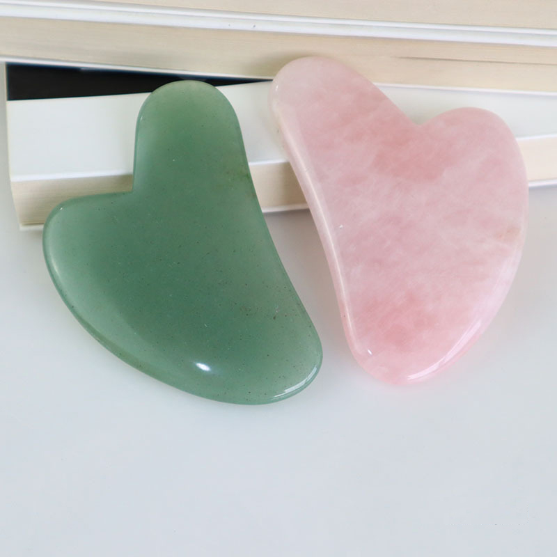Gül kuvars yeşim Guasha masaj  - Jade Gua Sha Tool incelemesi ve fiyatı